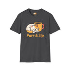 Purr and Sip Logo T-Shirt