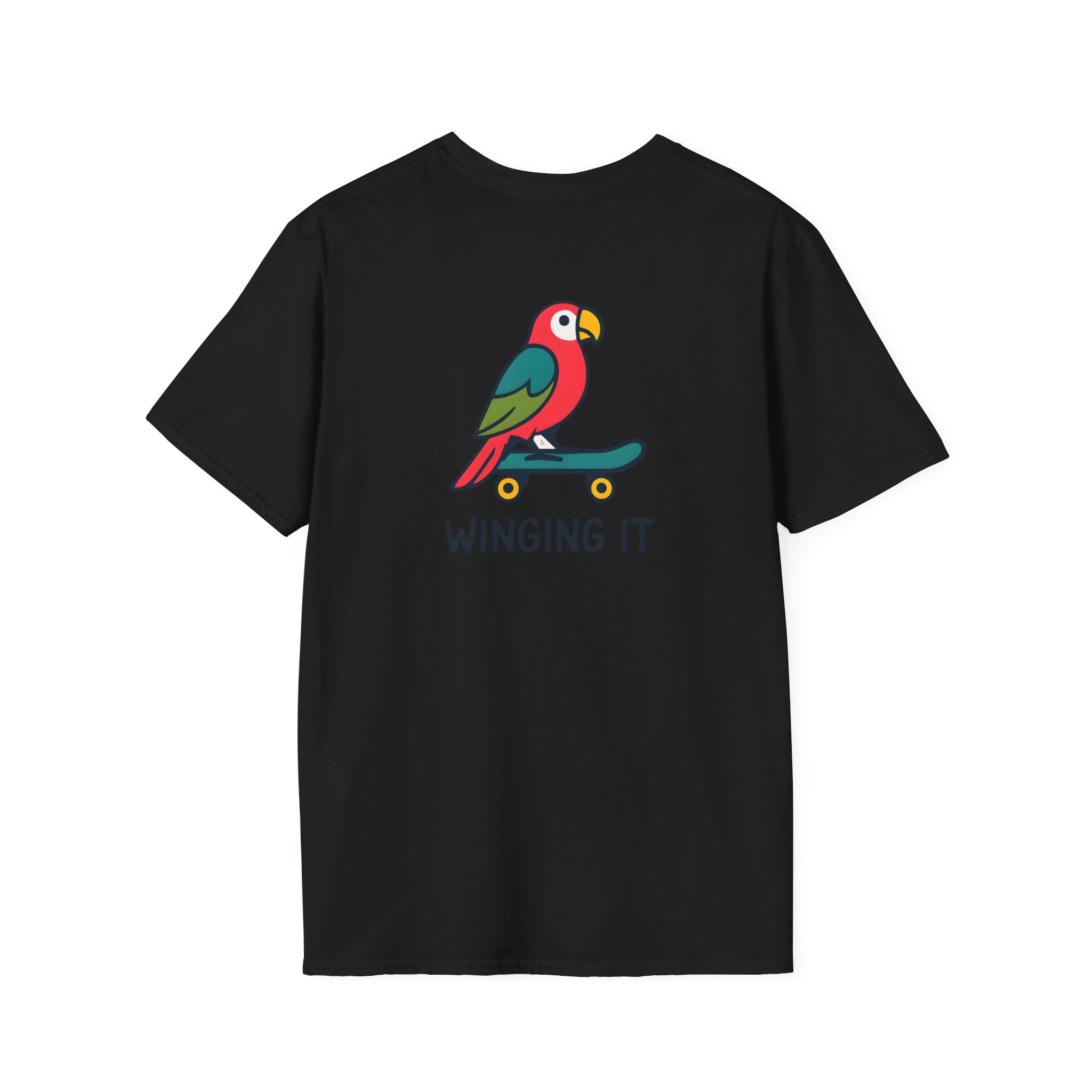 Parrot on skateboard T-Shirt