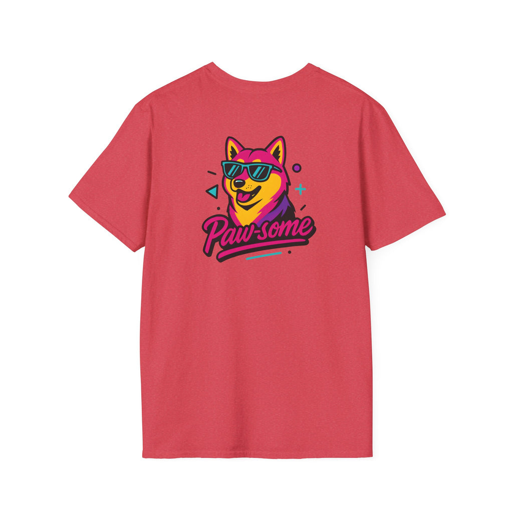 Paw-some Neon Dog T-Shirt