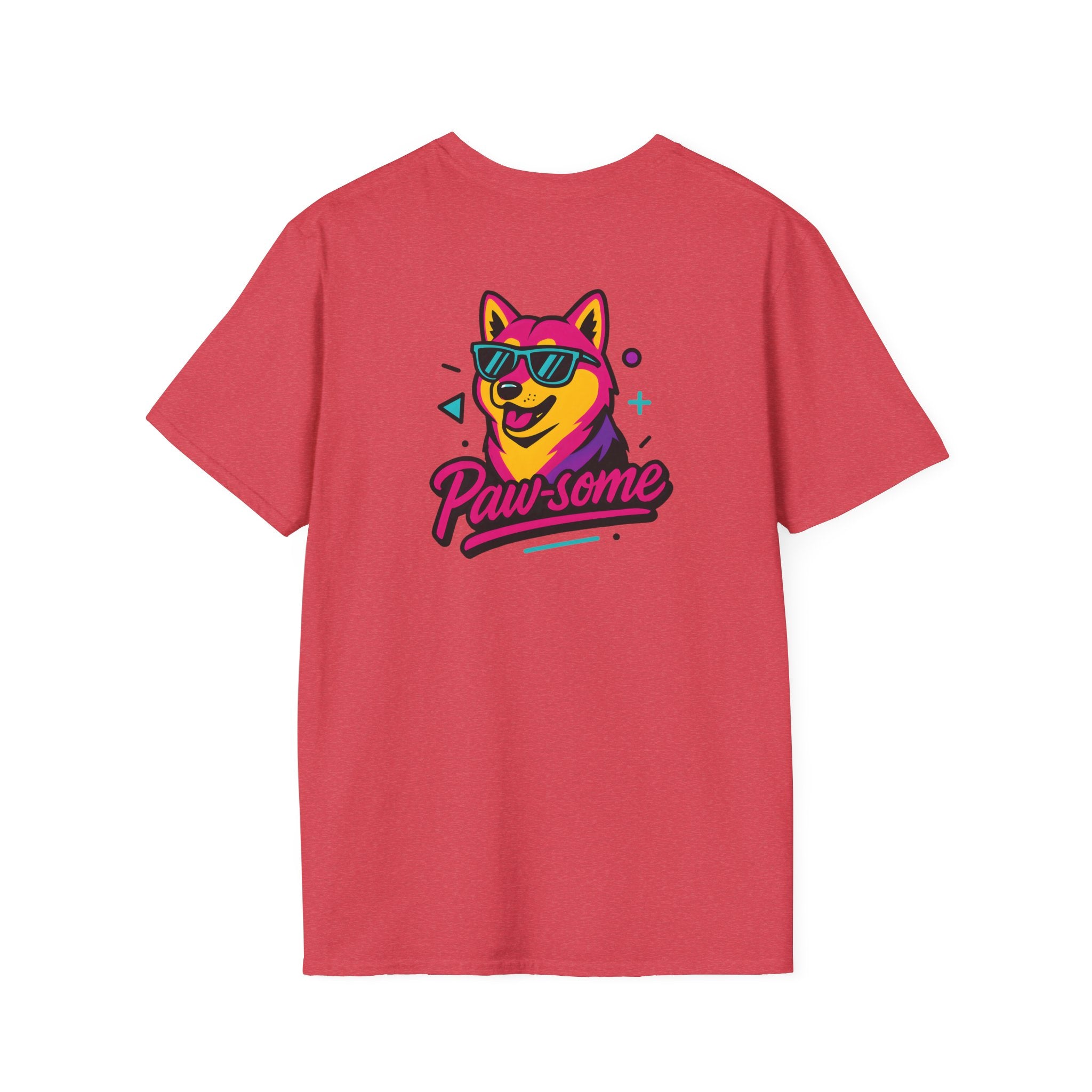 Paw-some Neon Dog T-Shirt