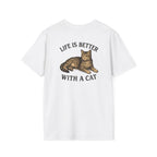 Cat With Slogan T-Shirt