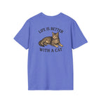 Cat With Slogan T-Shirt