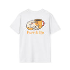 Purr and Sip Logo T-Shirt