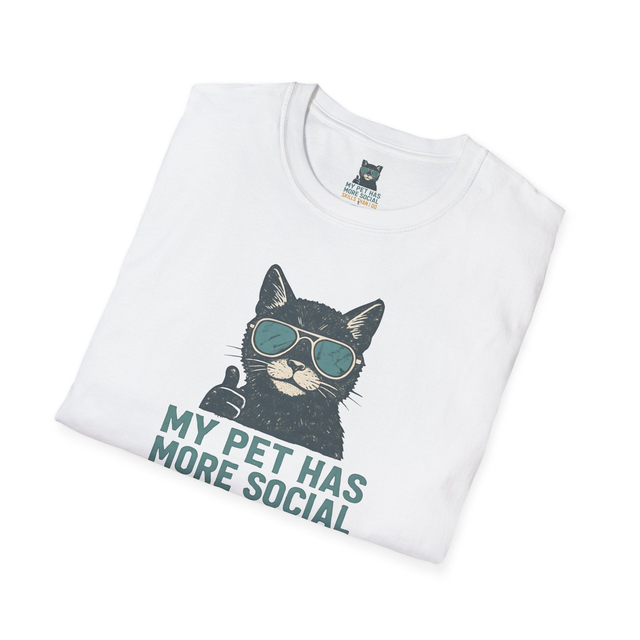 Cool Cat With Sunglasses T-Shirt