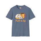 Purr and Sip Logo T-Shirt