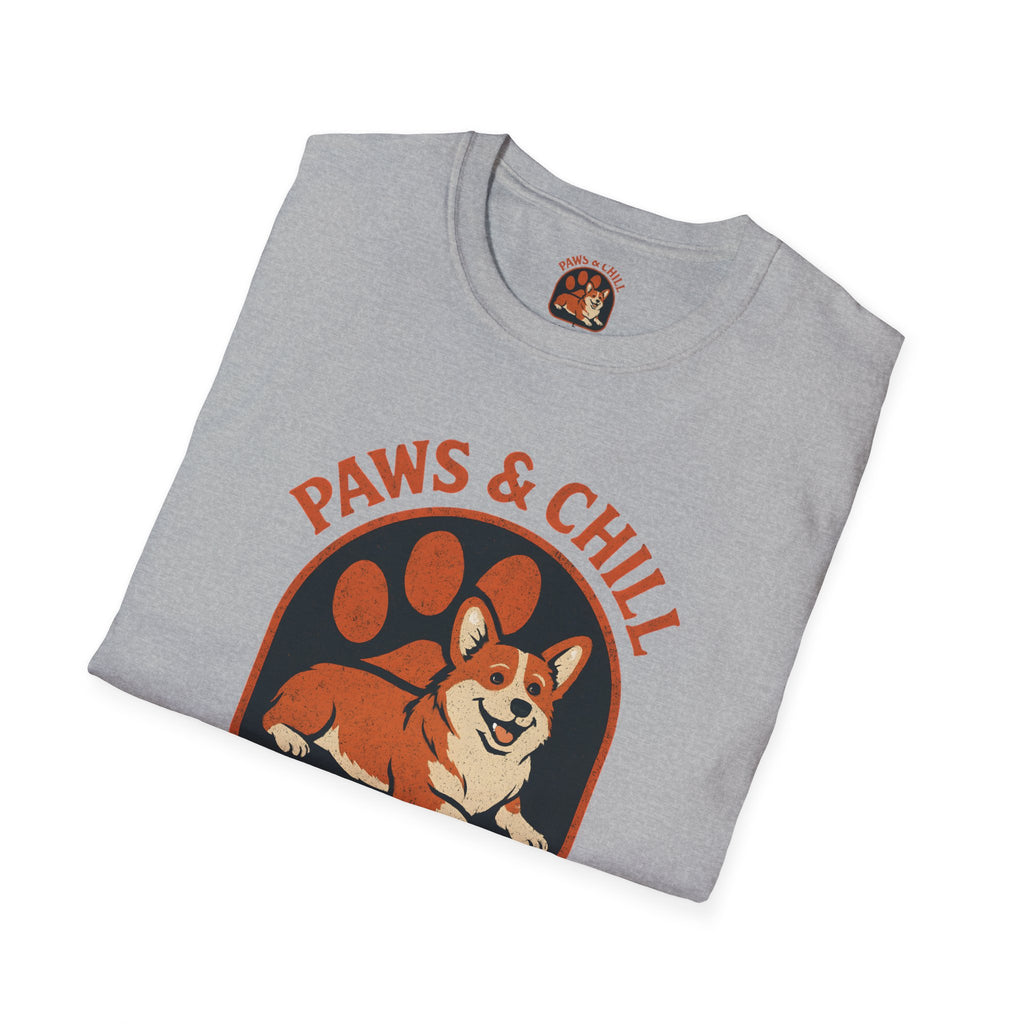 Corgi Paw Print T-Shirt