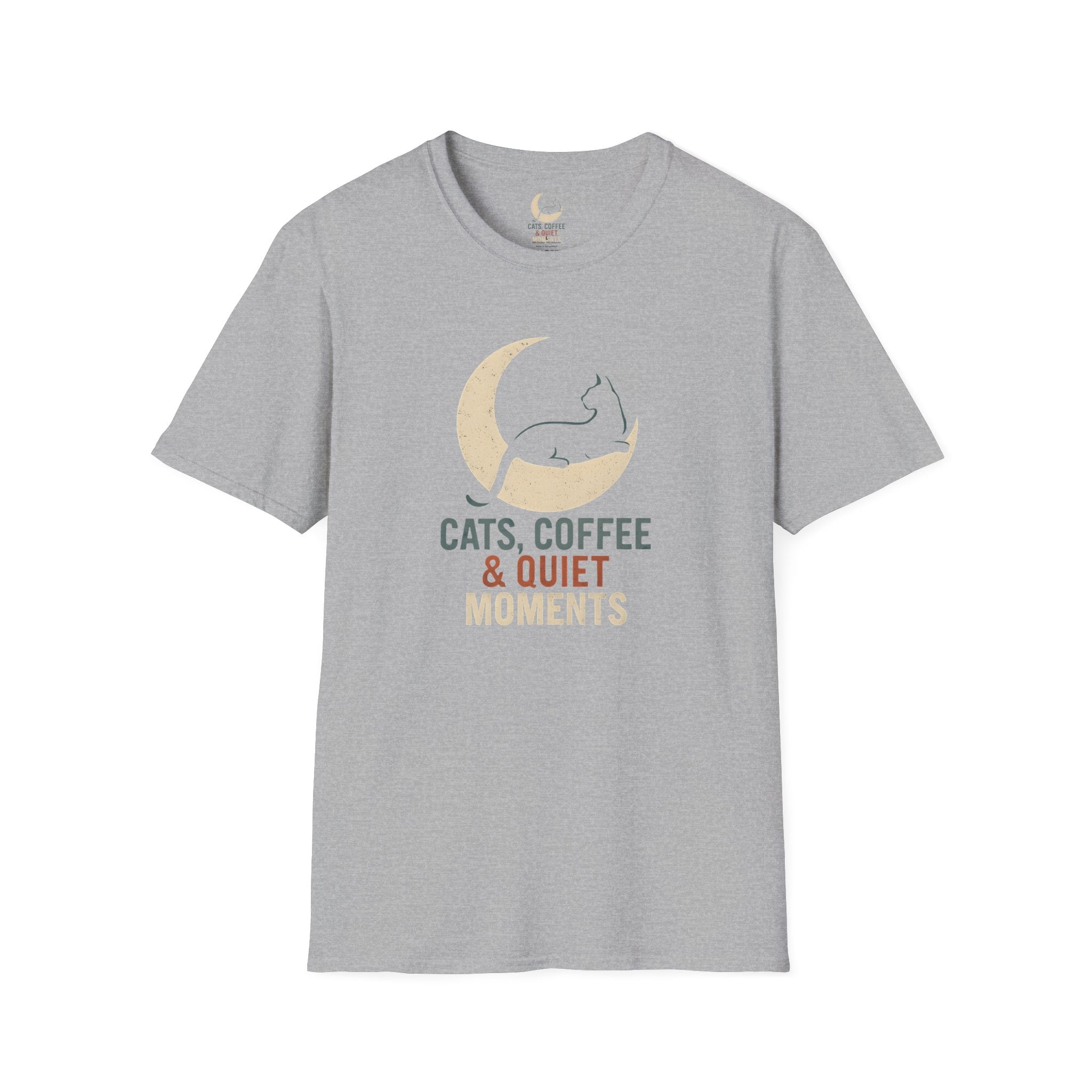 Cats Coffee Quiet Moments T-Shirt