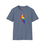 Colorful Parrot Illustration T-Shirt