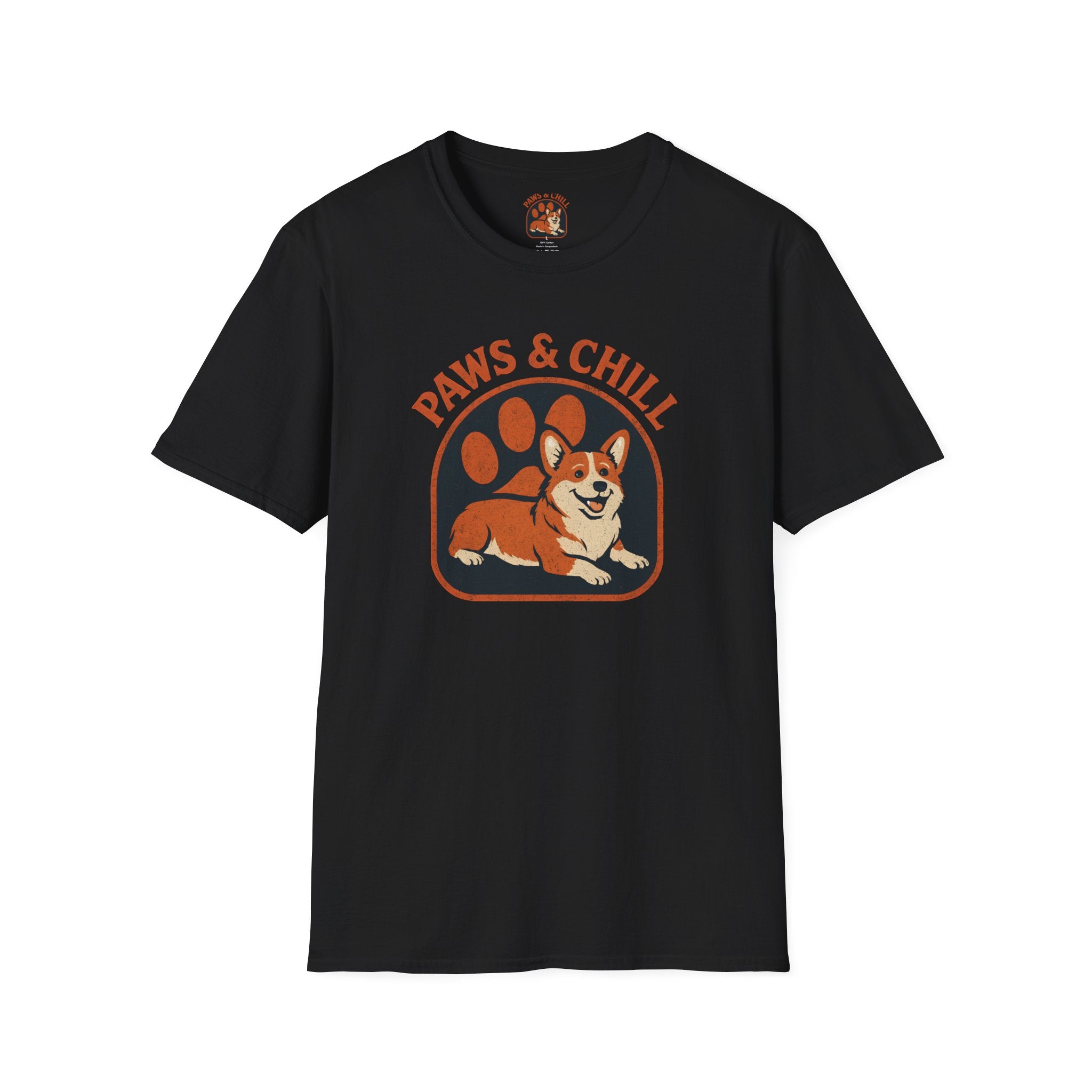 Corgi Paw Print T-Shirt