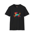 Colorful Running Dog T-Shirt