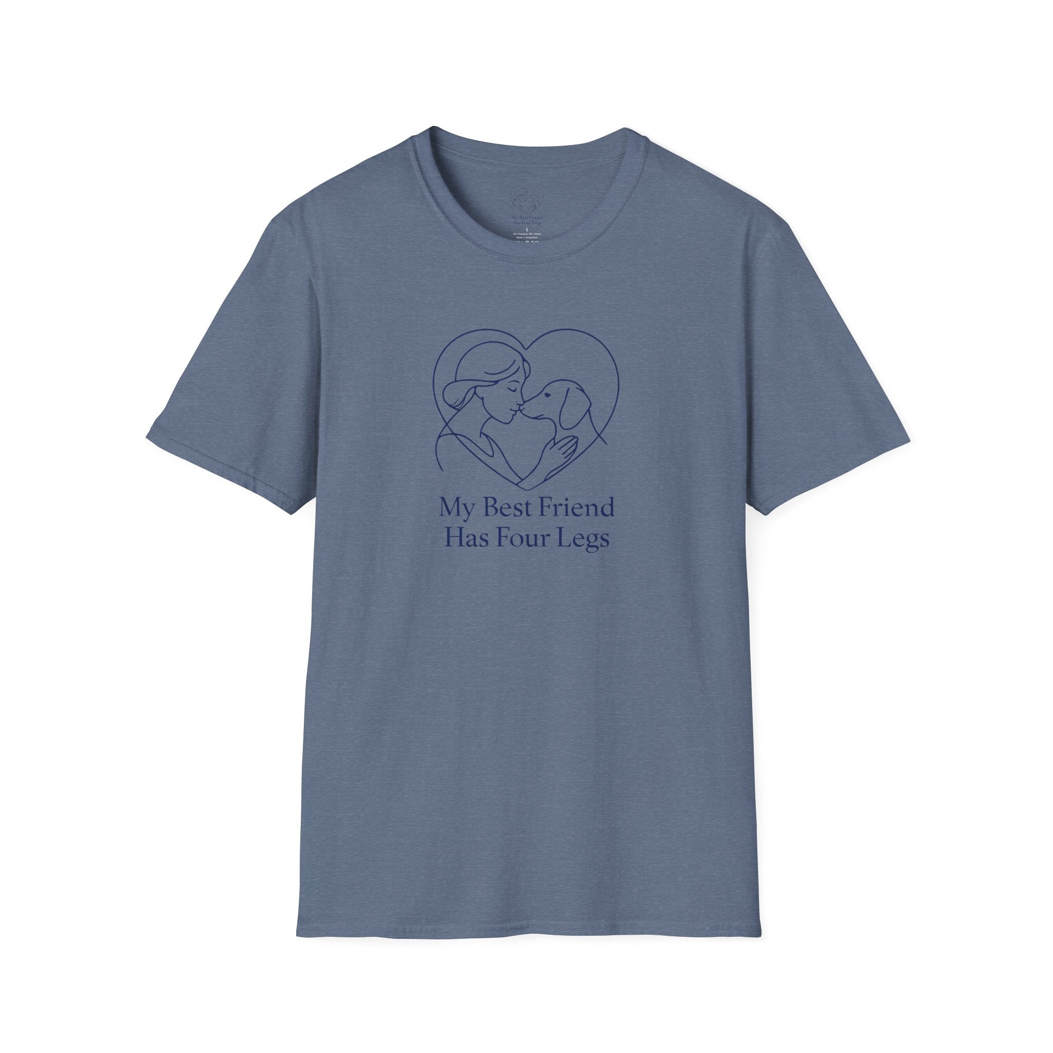 Dog and Woman Heart T-Shirt