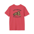 Cat With Slogan T-Shirt