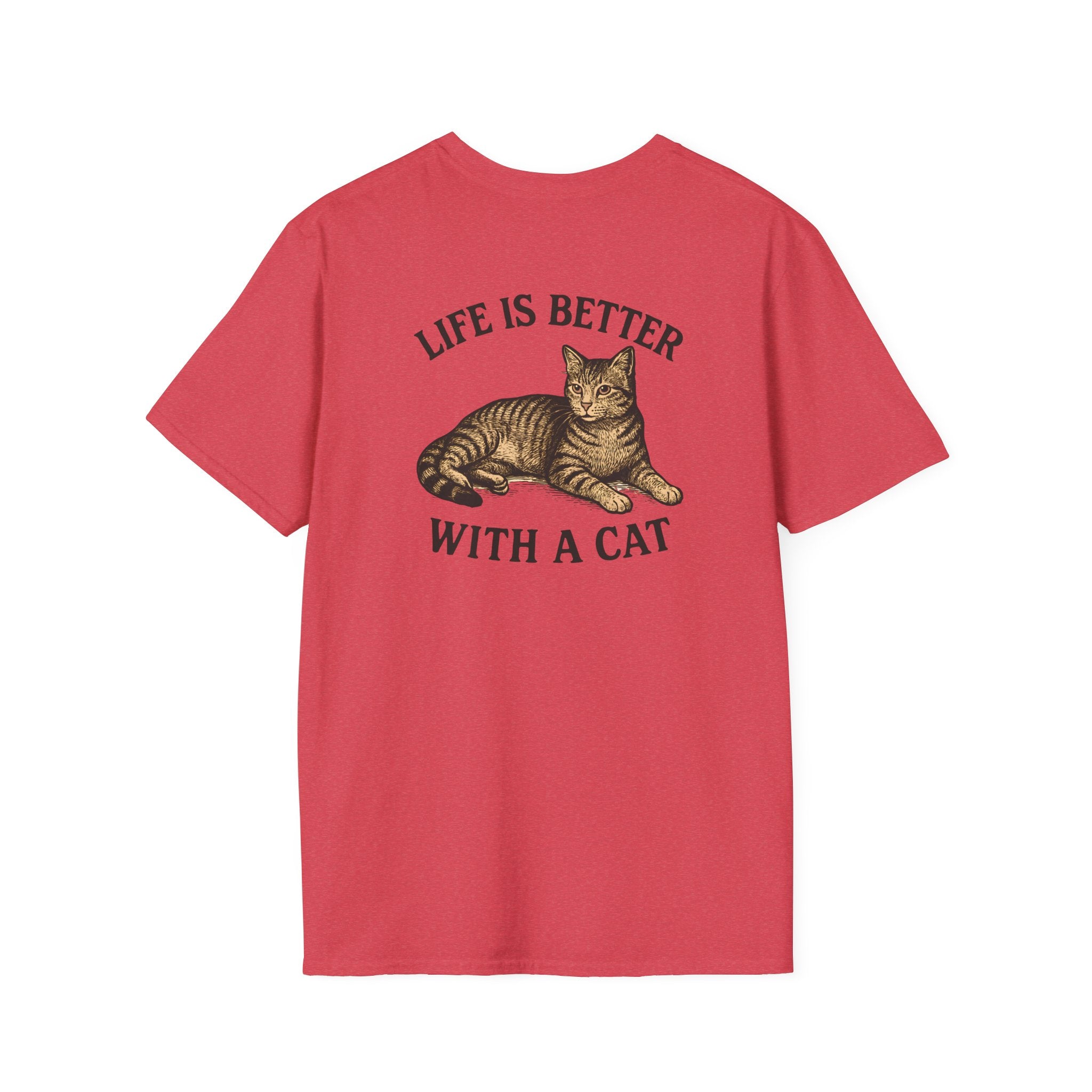 Cat With Slogan T-Shirt