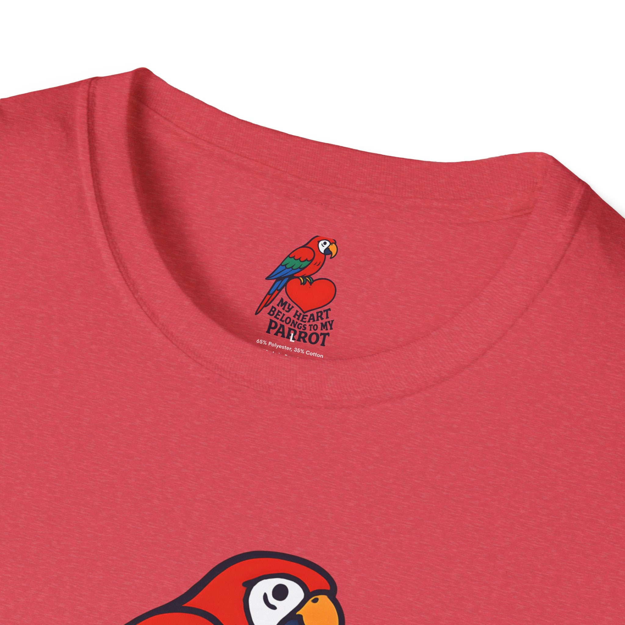 Parrot on Heart T-Shirt