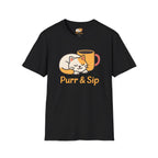 Purr and Sip Logo T-Shirt