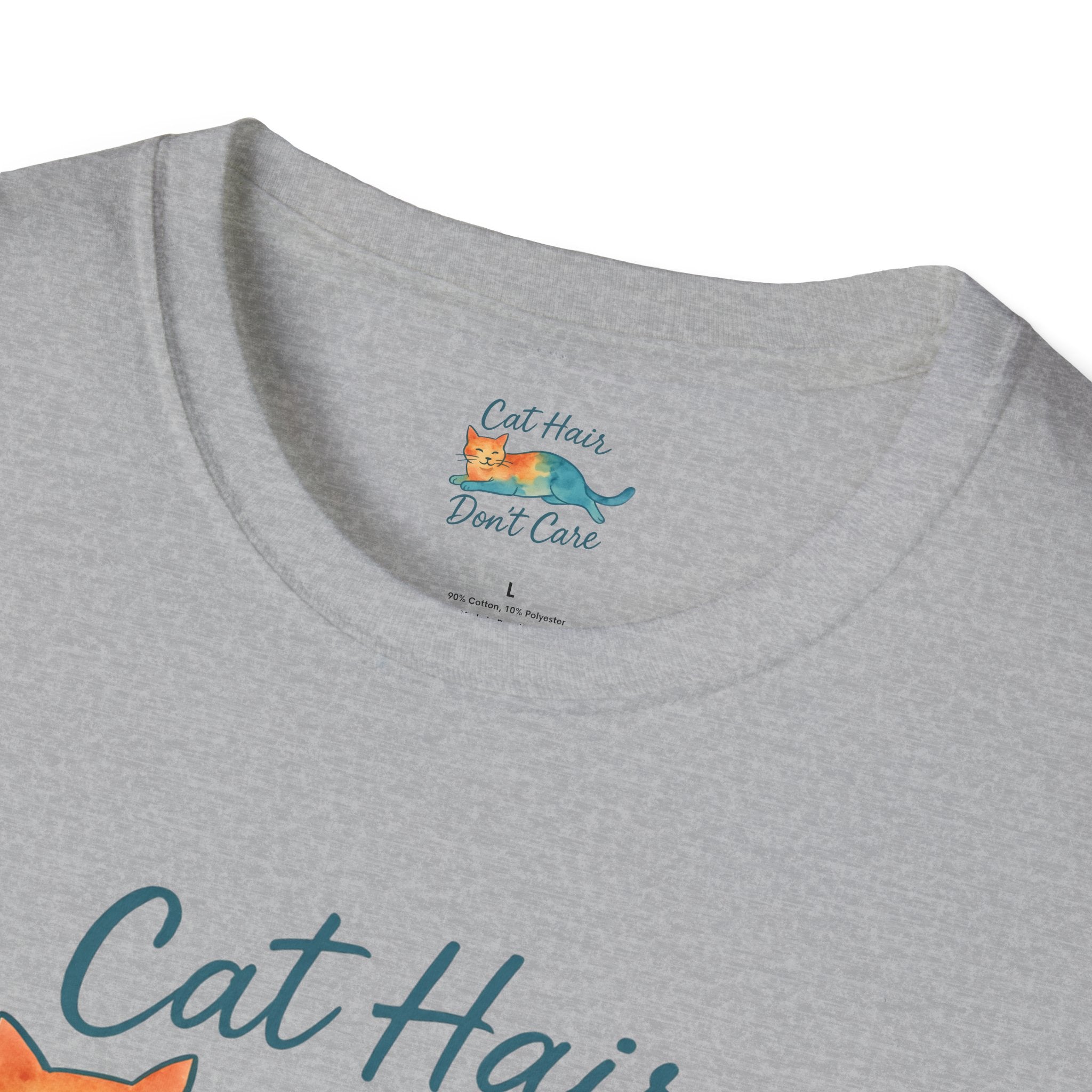 Cat Hair Don't Care T-Shirt