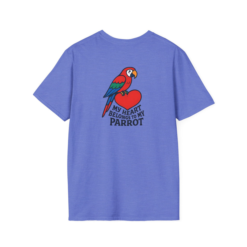 Parrot on Heart T-Shirt