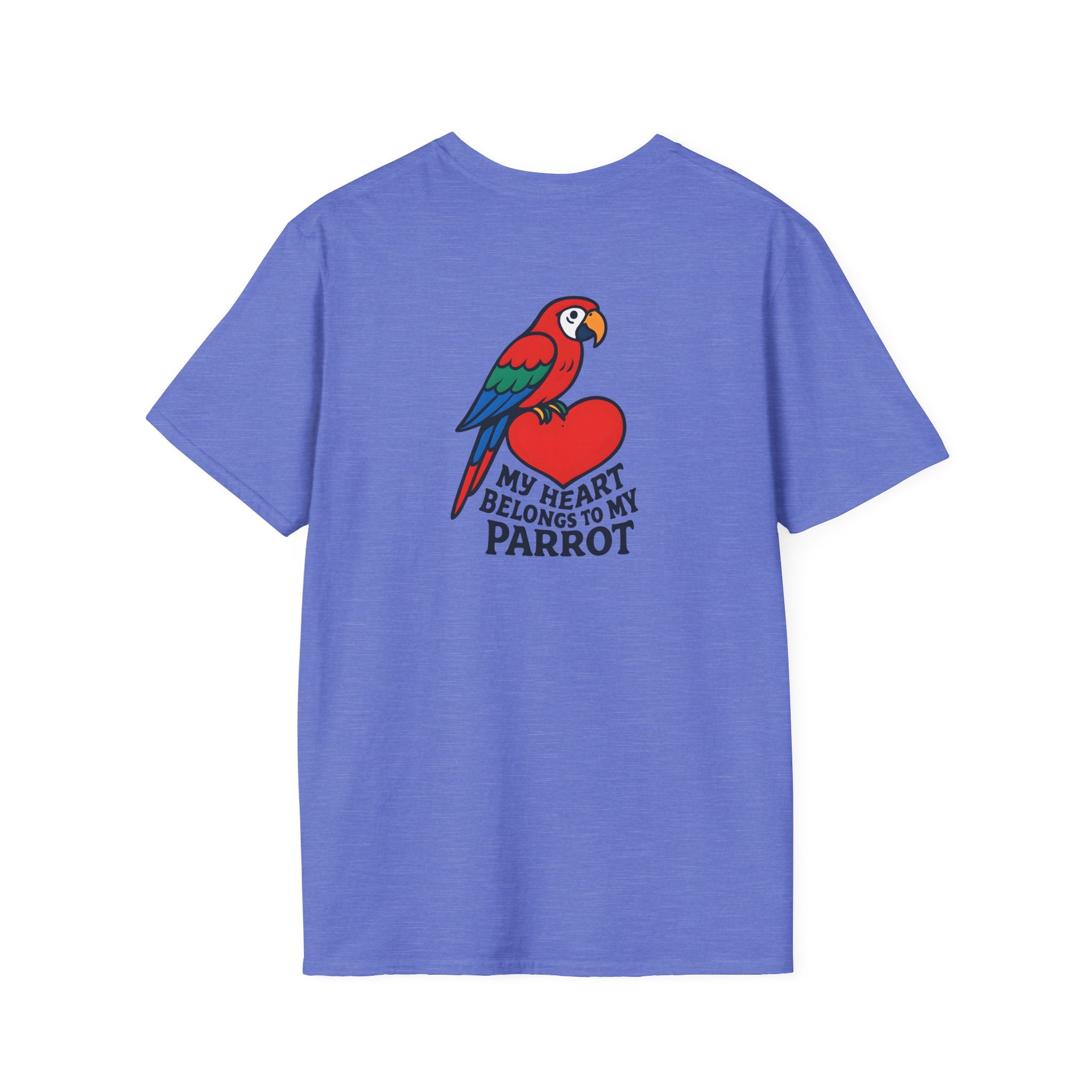 Parrot on Heart T-Shirt