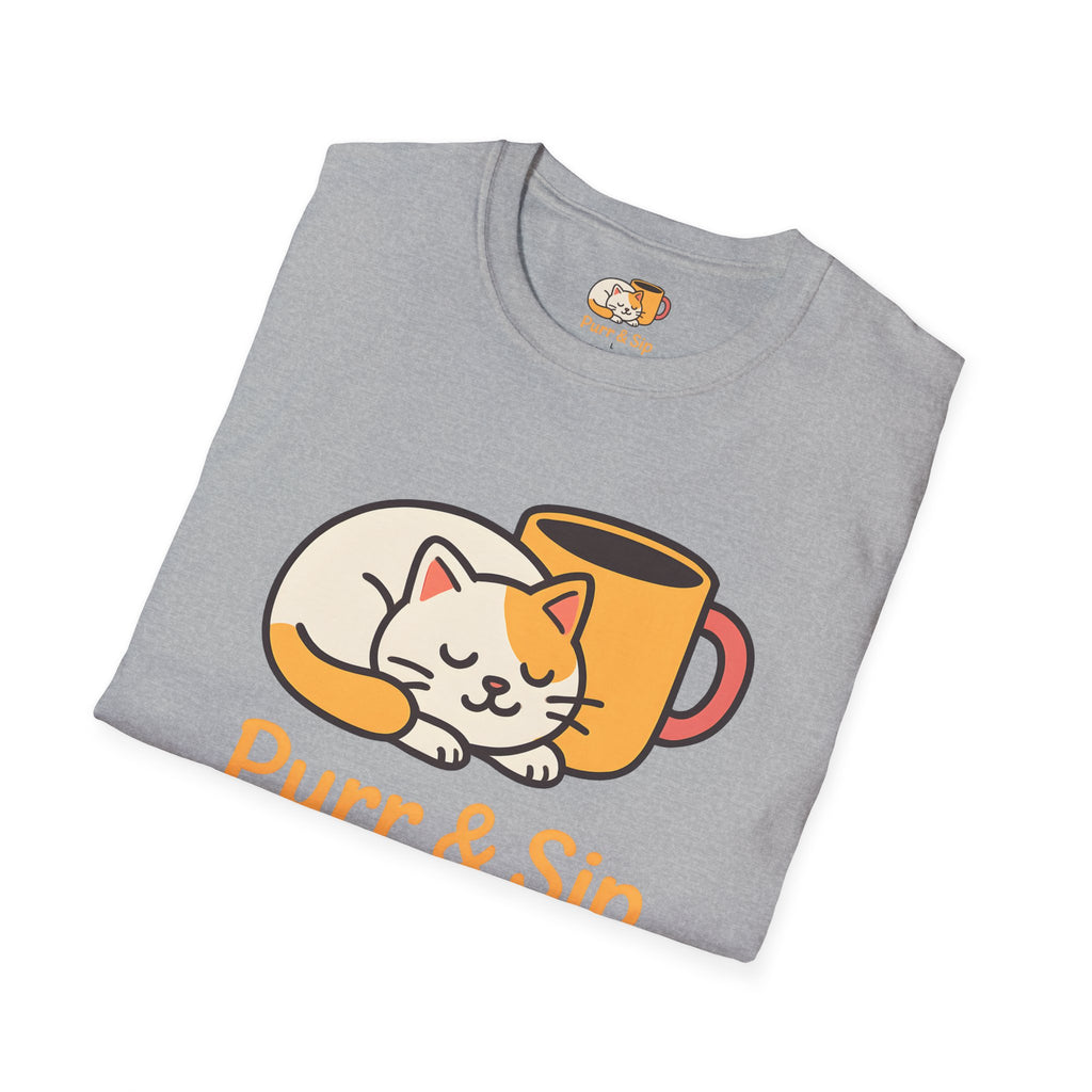 Purr and Sip Logo T-Shirt