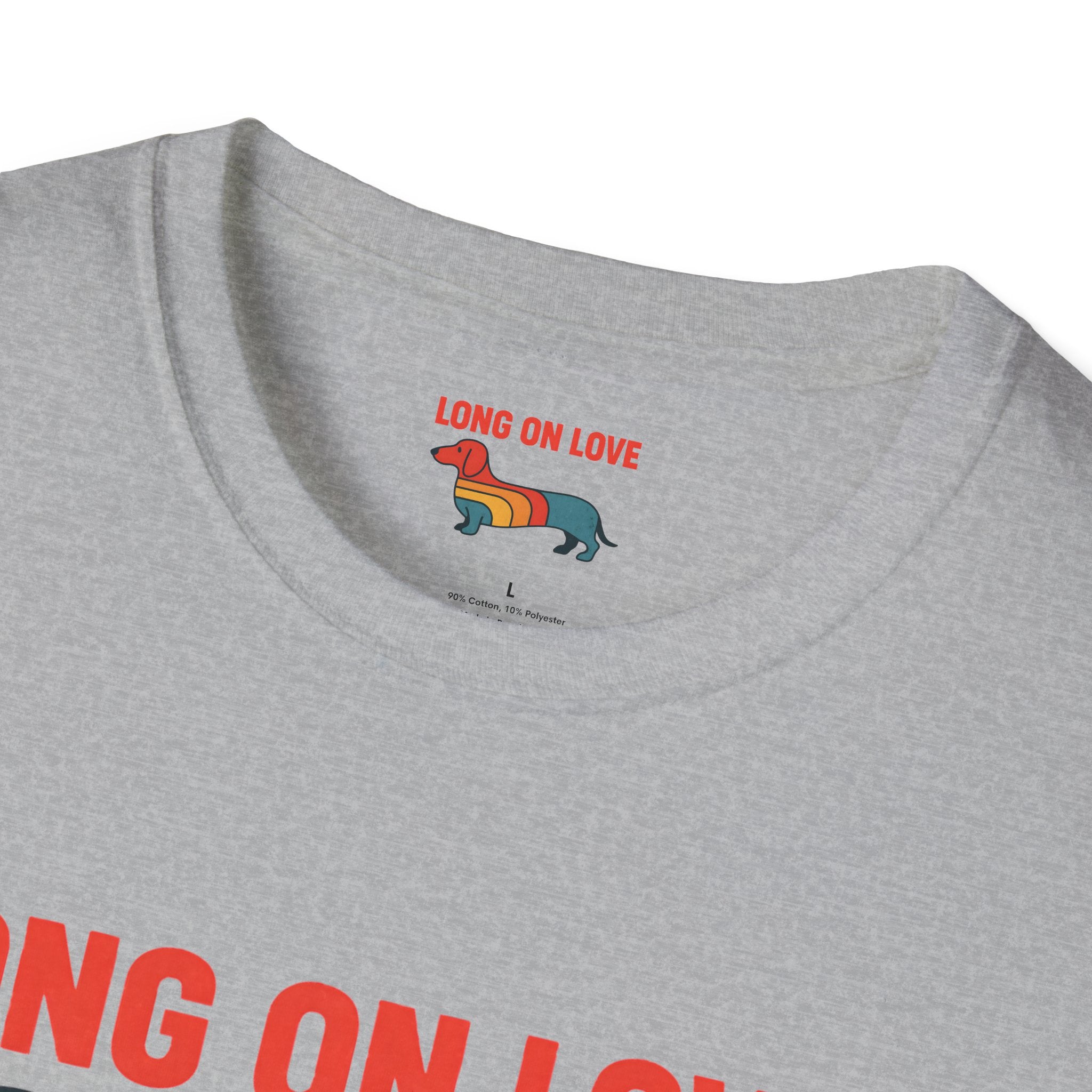 Retro Rainbow Dachshund T-Shirt