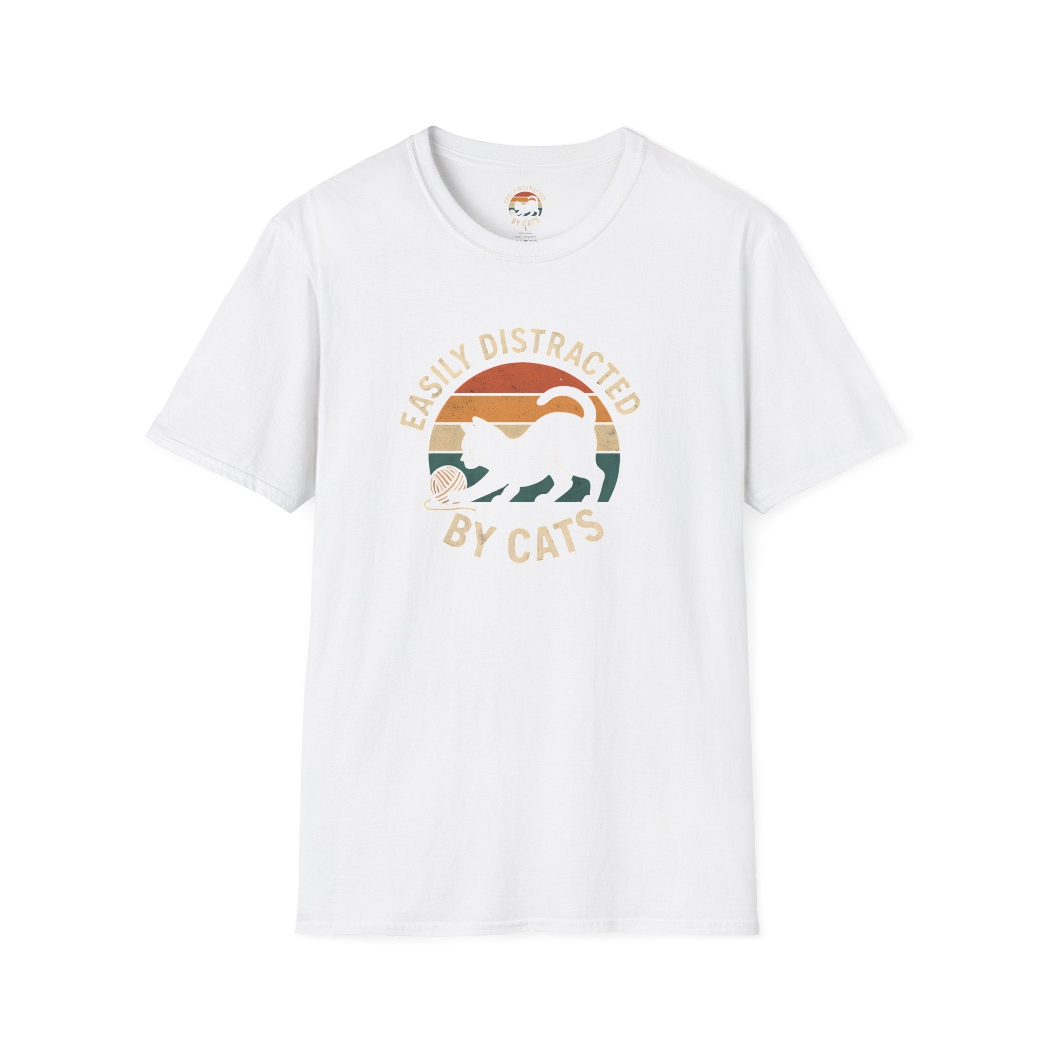 Easily Distracted by Cats T-Shirt