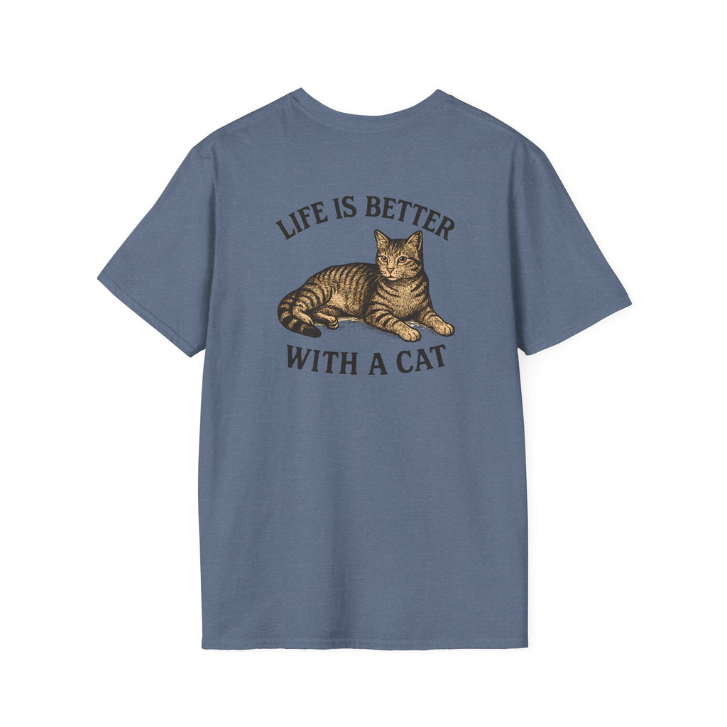 Cat With Slogan T-Shirt