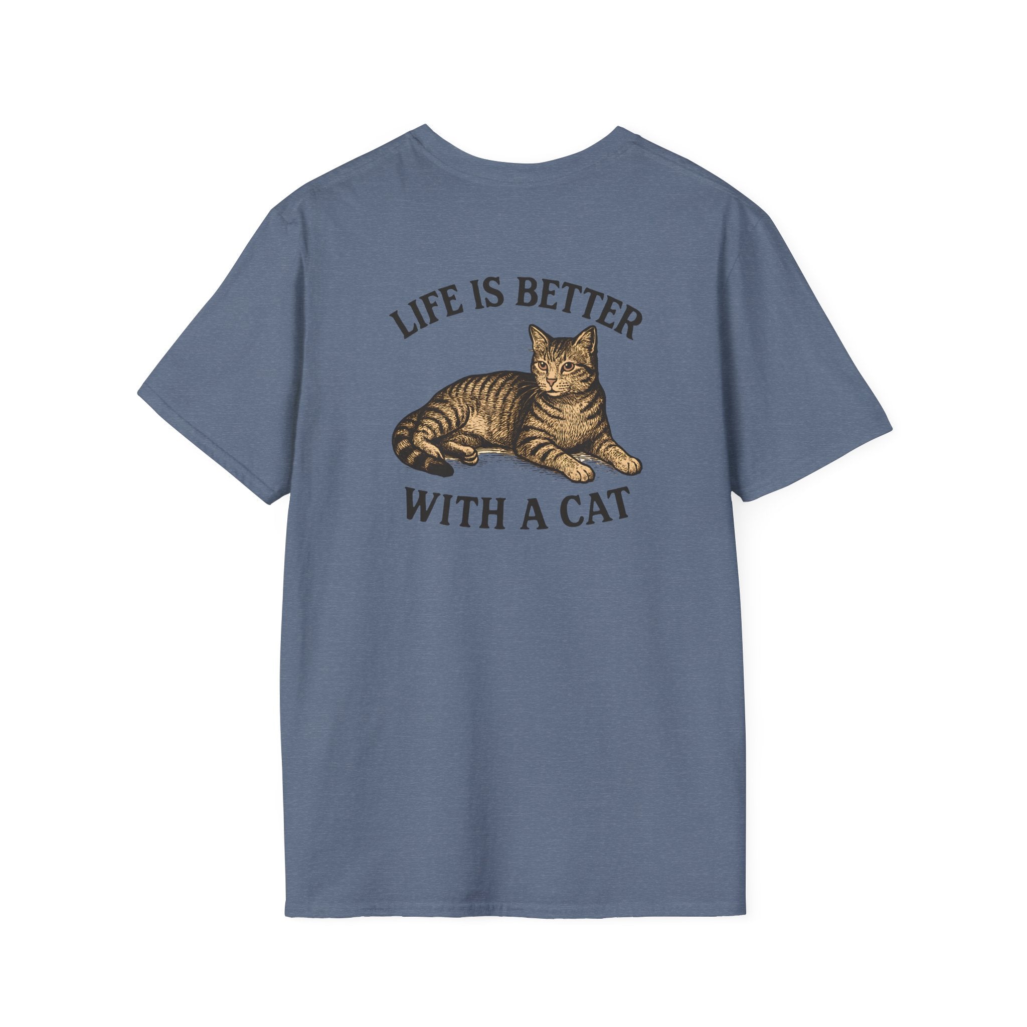 Cat With Slogan T-Shirt