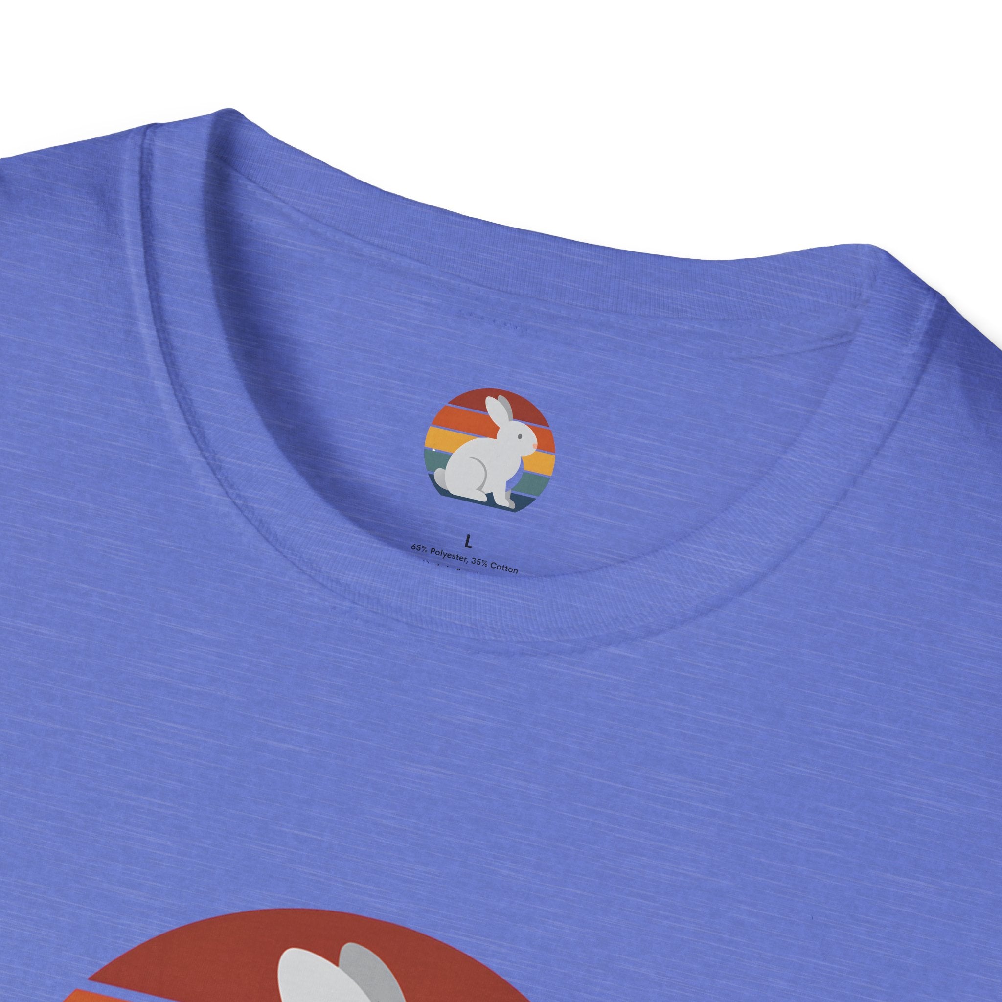 Rainbow striped rabbit T-Shirt