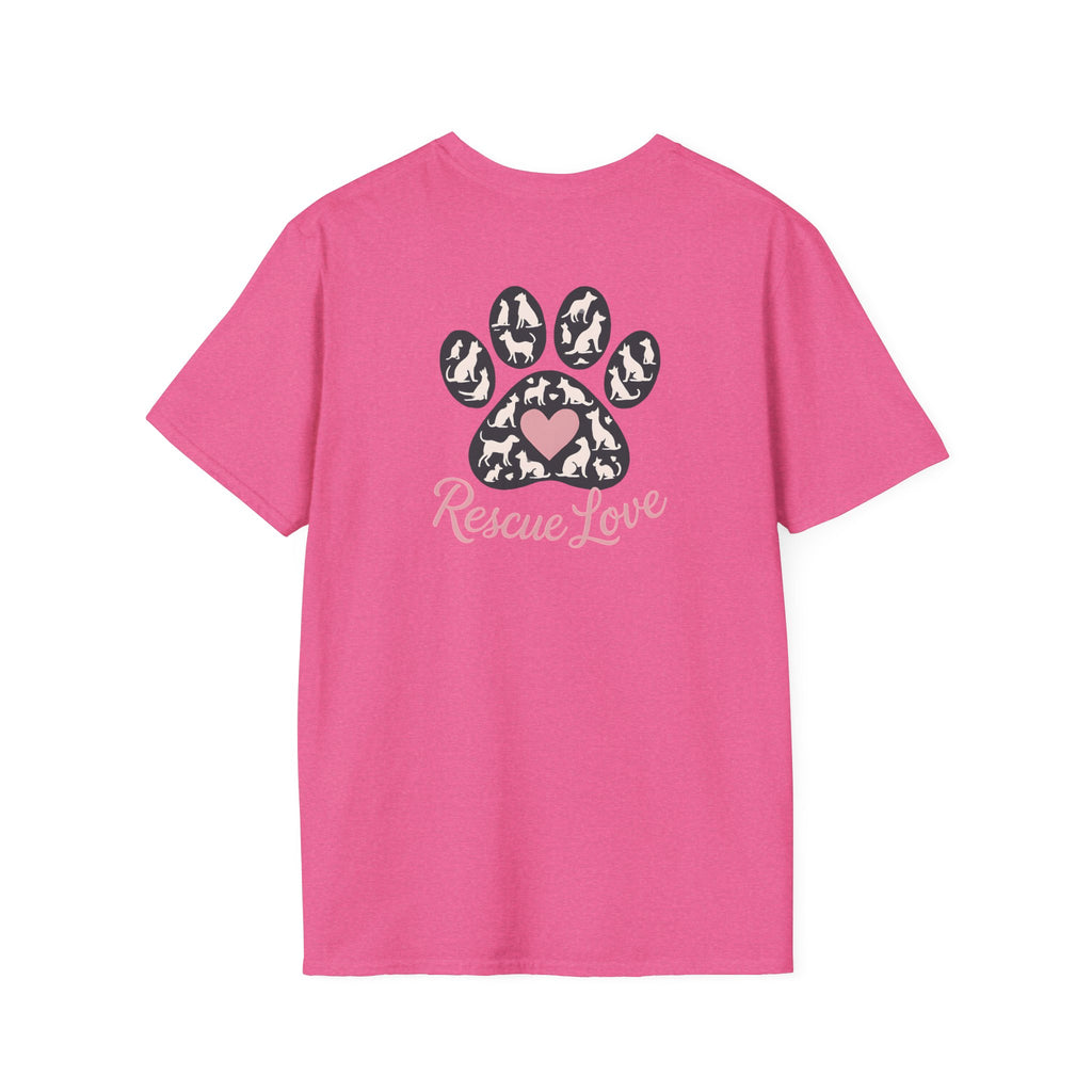 Rescue Love Paw Print T-Shirt