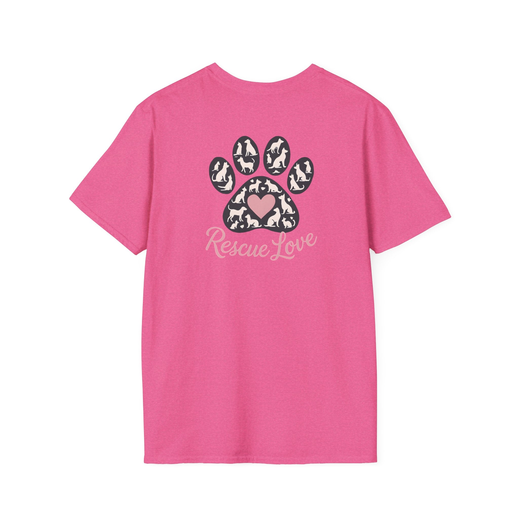 Rescue Love Paw Print T-Shirt