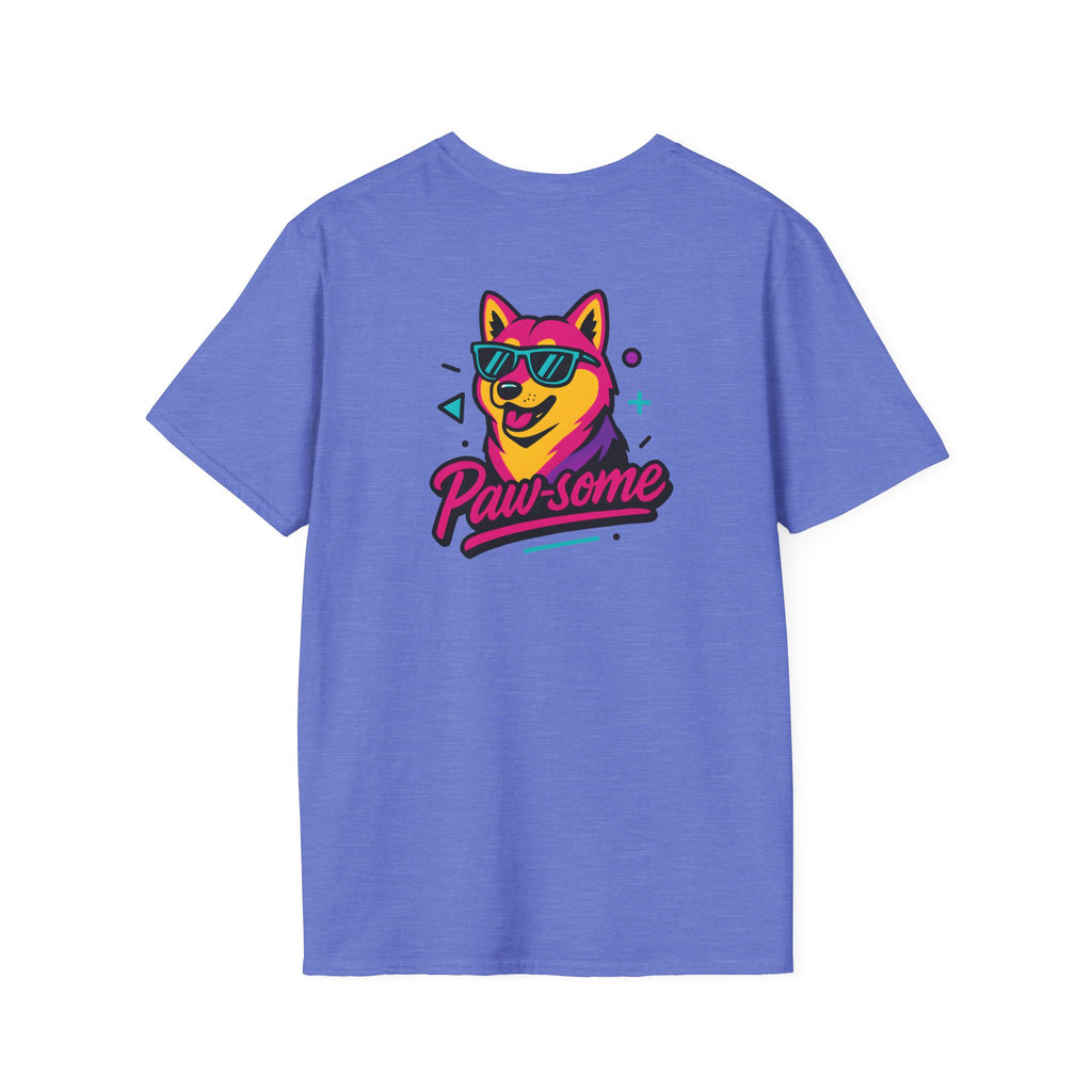 Paw-some Neon Dog T-Shirt