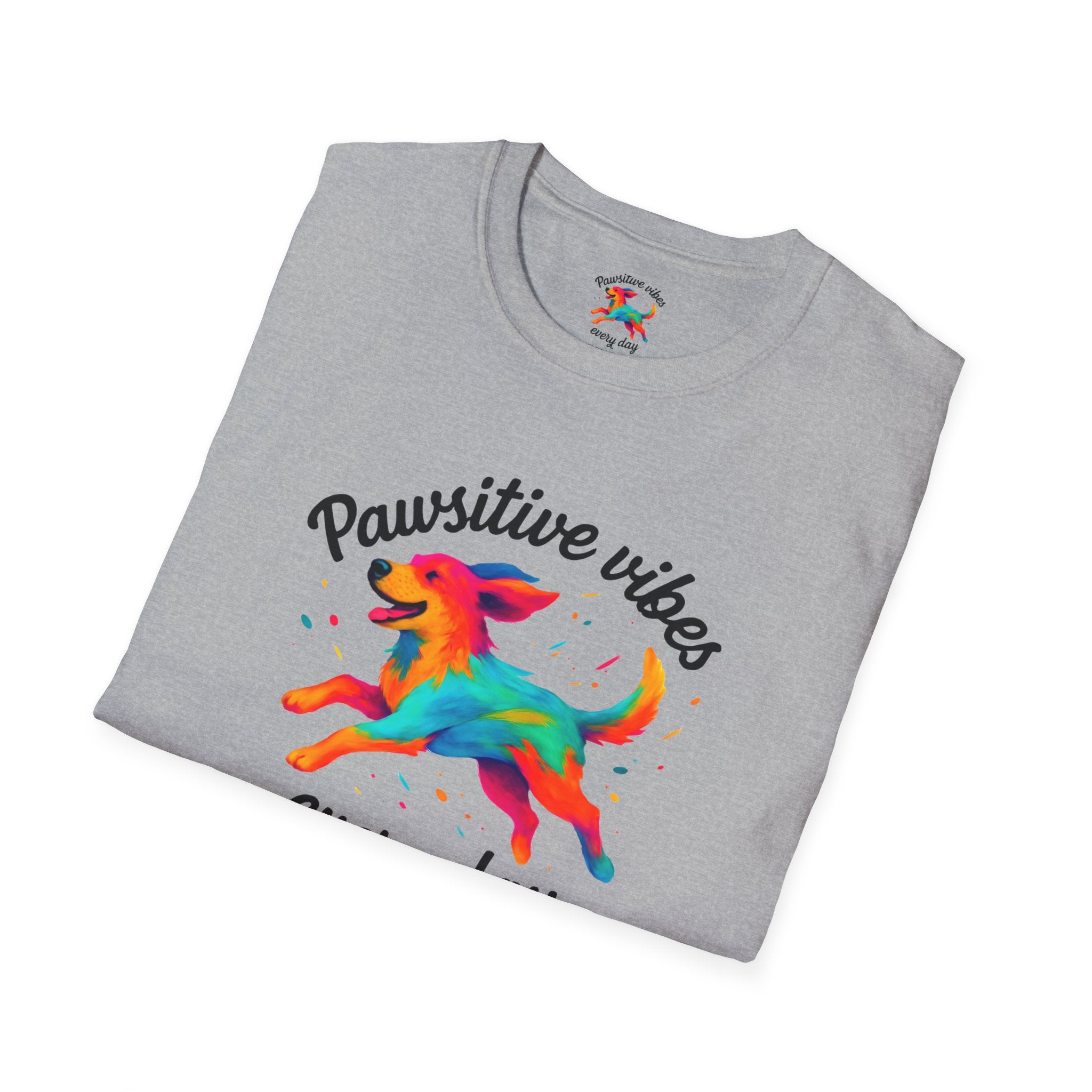 Colorful Running Dog T-Shirt