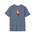 Colorful Parrot Illustration T-Shirt