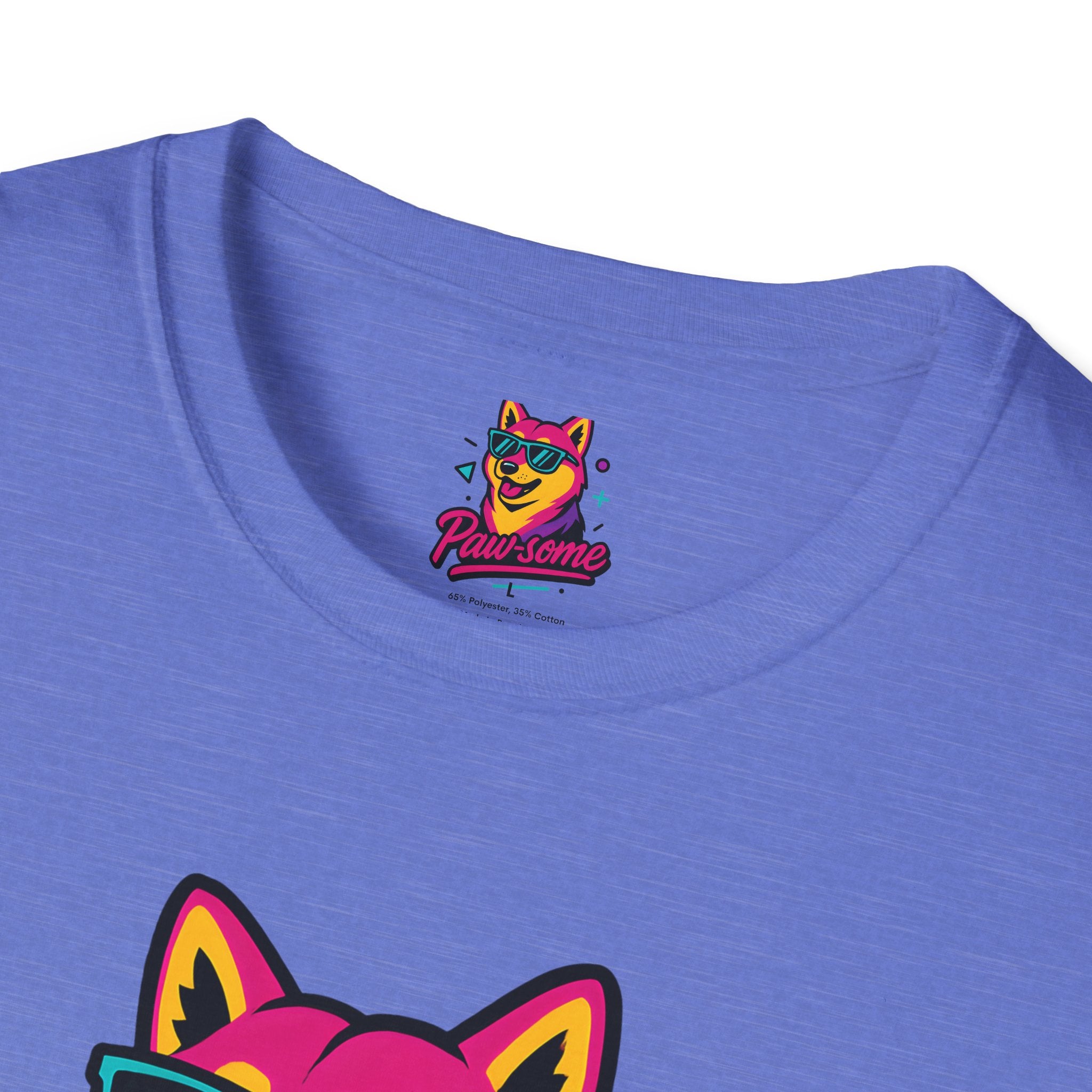 Paw-some Neon Dog T-Shirt