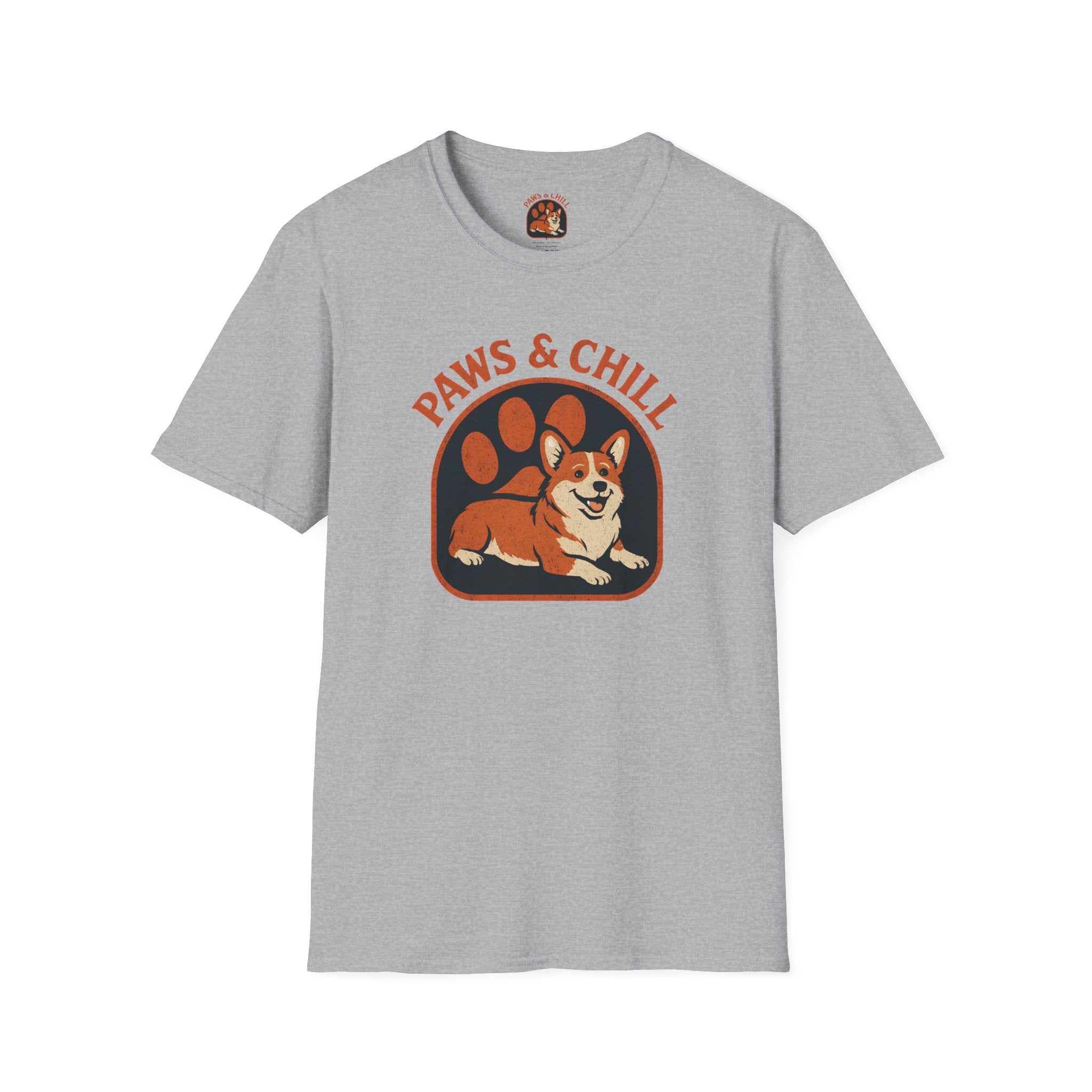 Corgi Paw Print T-Shirt