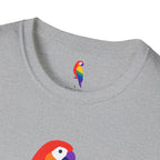 Colorful Parrot Illustration T-Shirt
