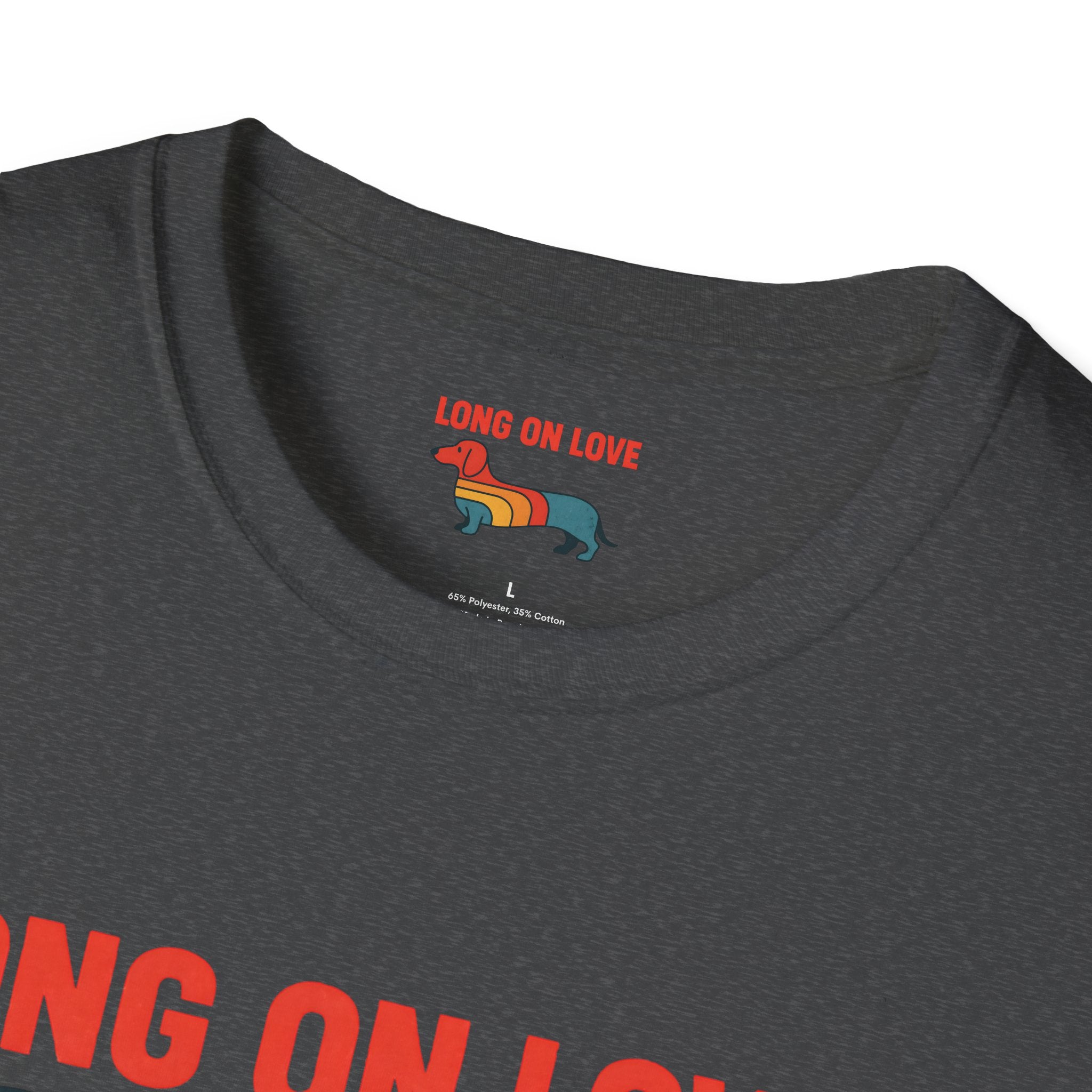 Retro Rainbow Dachshund T-Shirt
