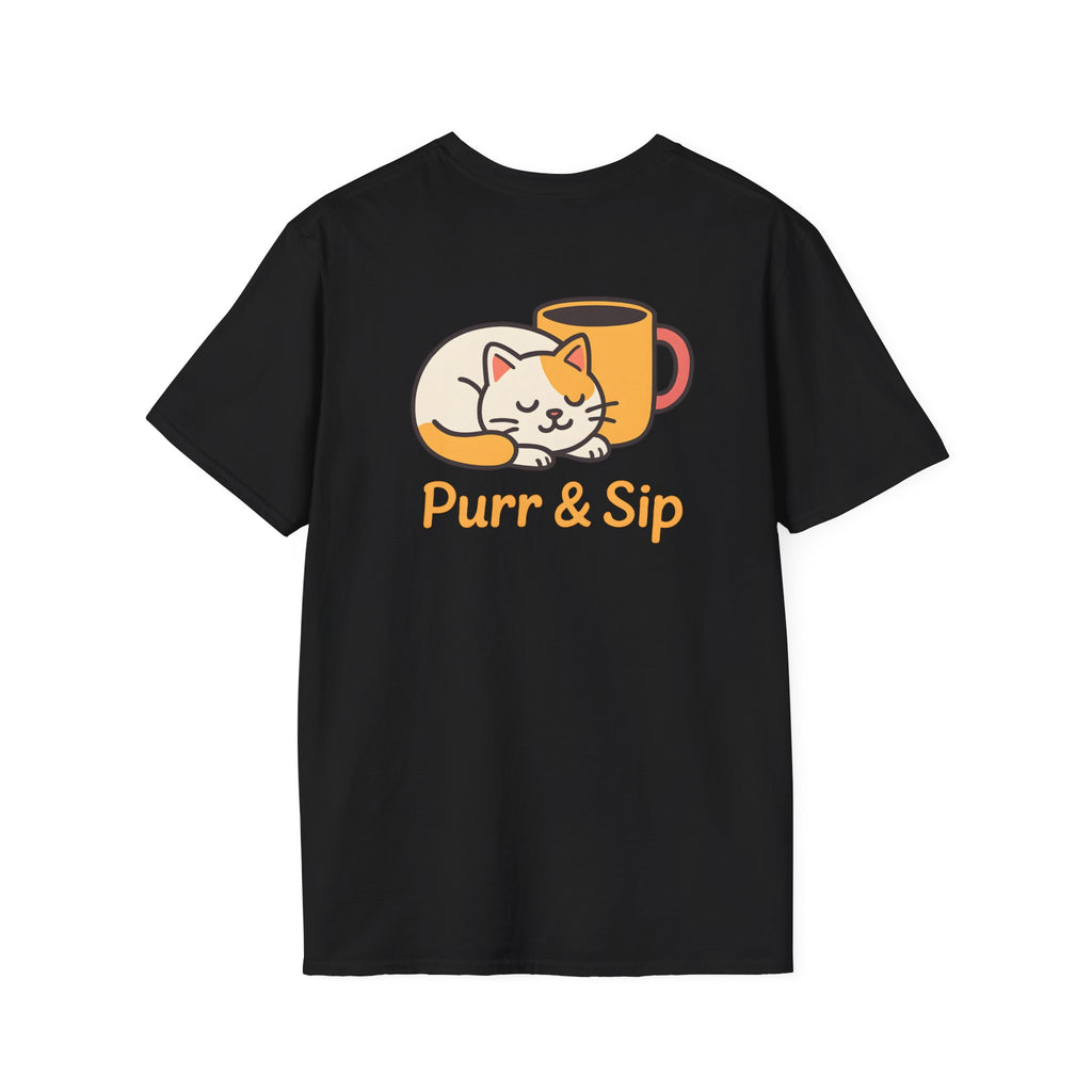 Purr and Sip Logo T-Shirt