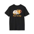 Purr and Sip Logo T-Shirt