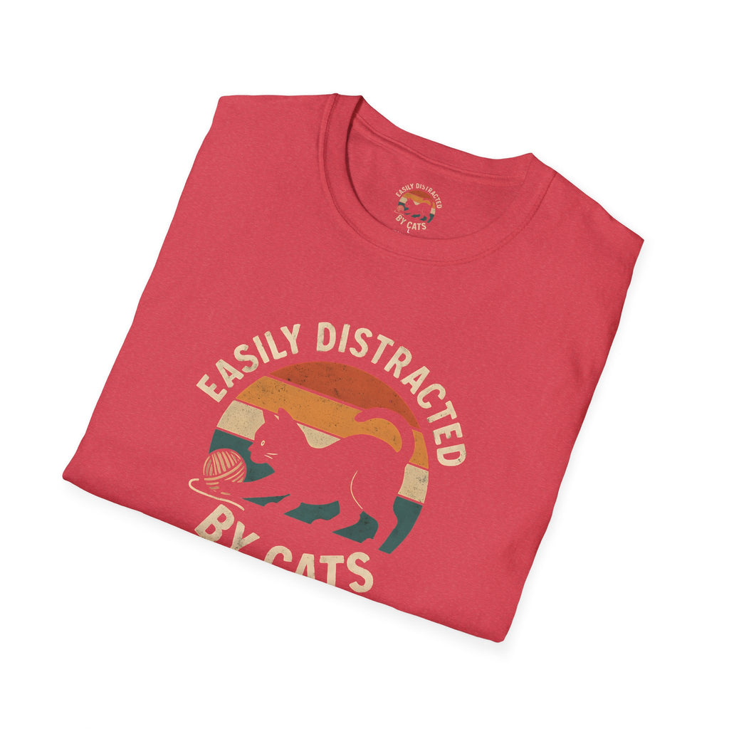 Easily Distracted by Cats T-Shirt
