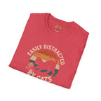 Easily Distracted by Cats T-Shirt