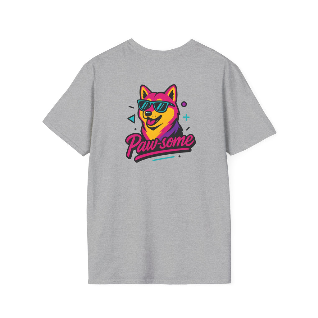 Paw-some Neon Dog T-Shirt
