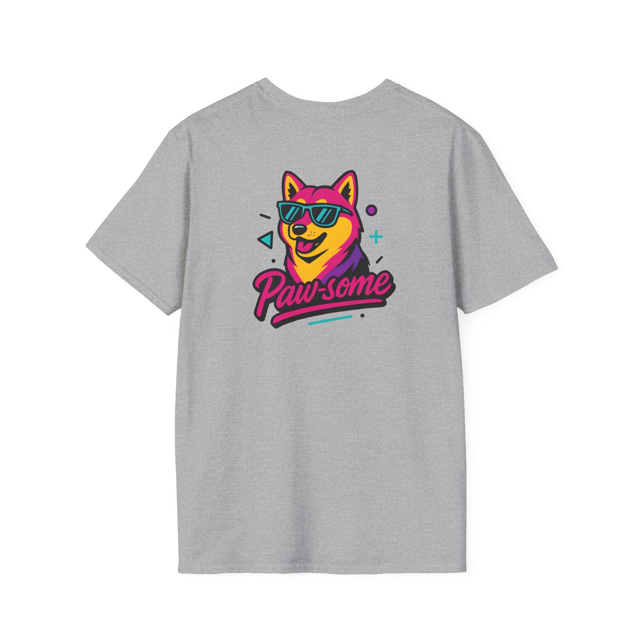 Paw-some Neon Dog T-Shirt