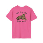 Cat With Slogan T-Shirt