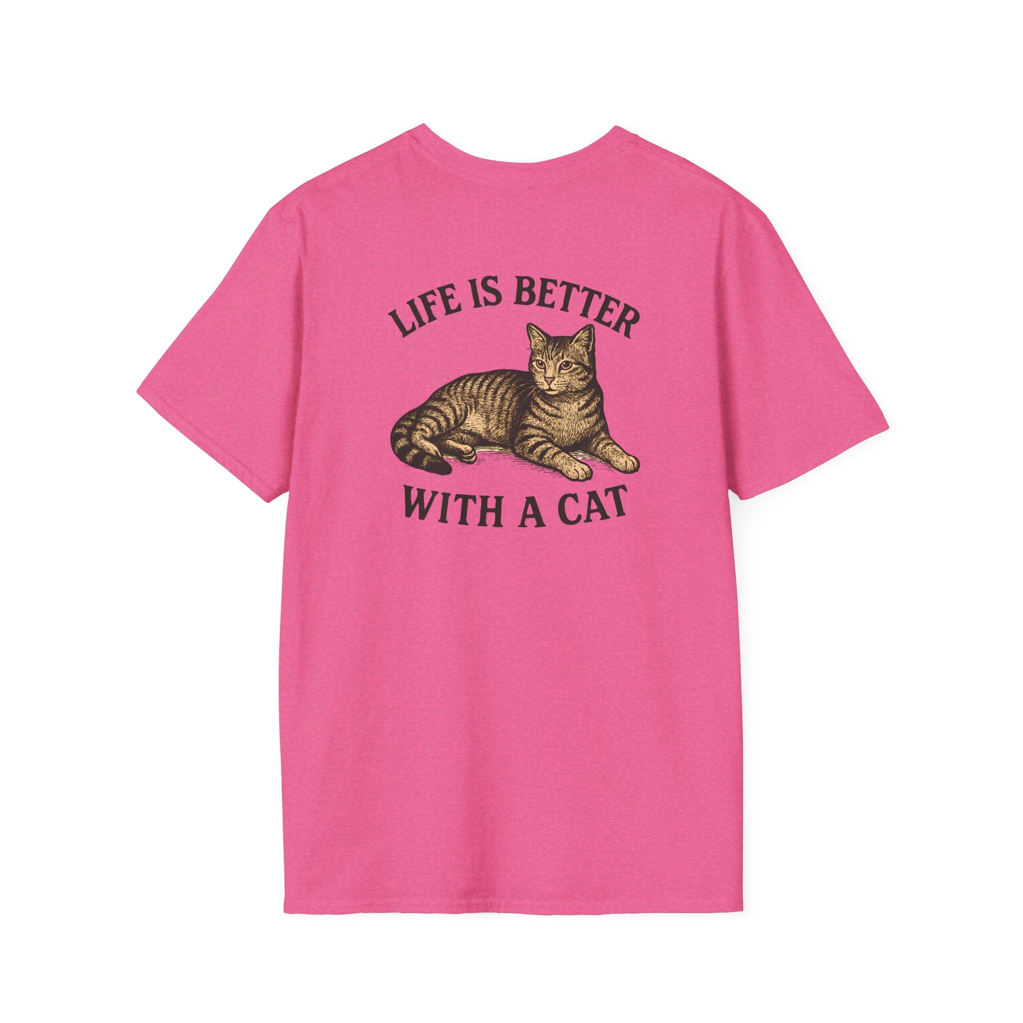 Cat With Slogan T-Shirt