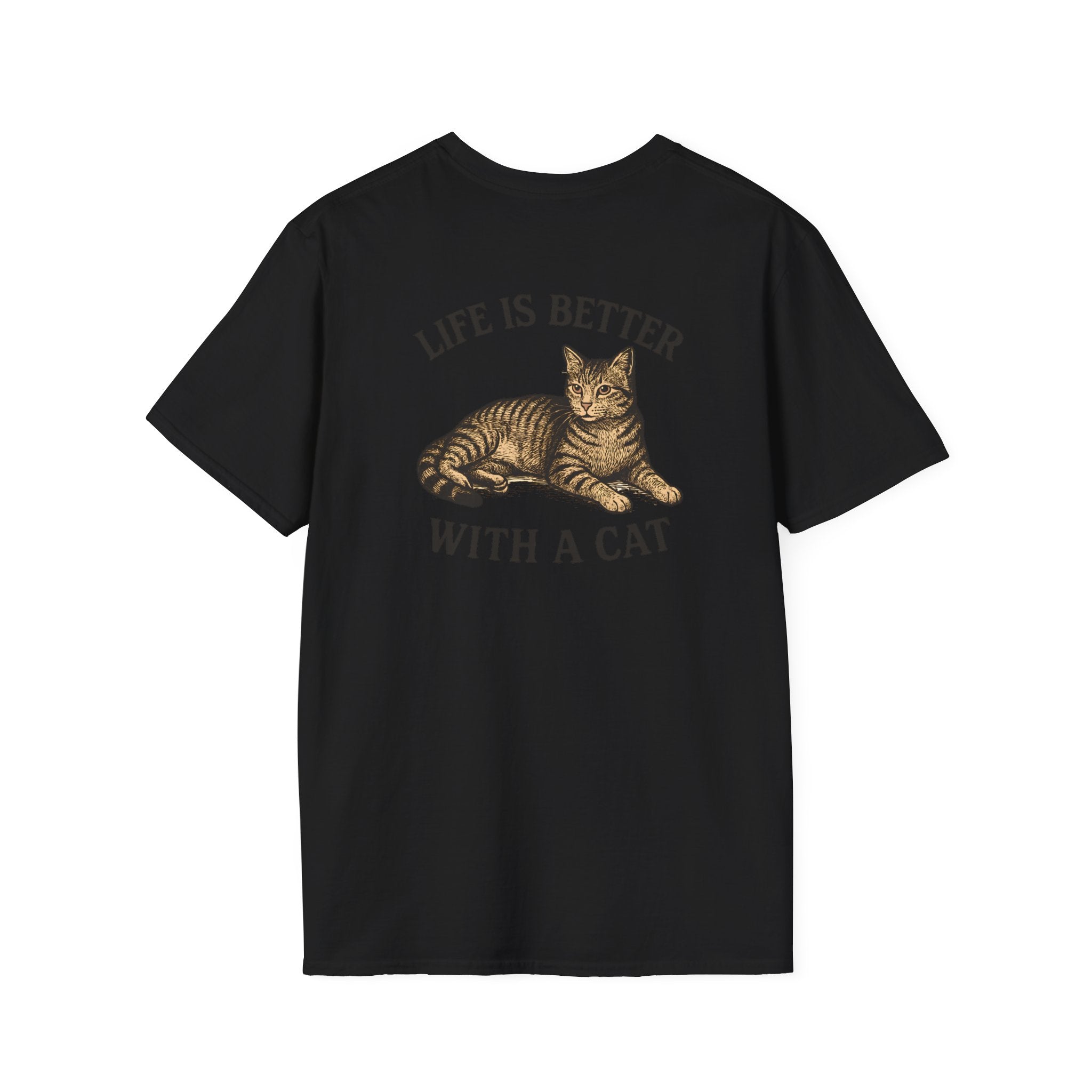 Cat With Slogan T-Shirt