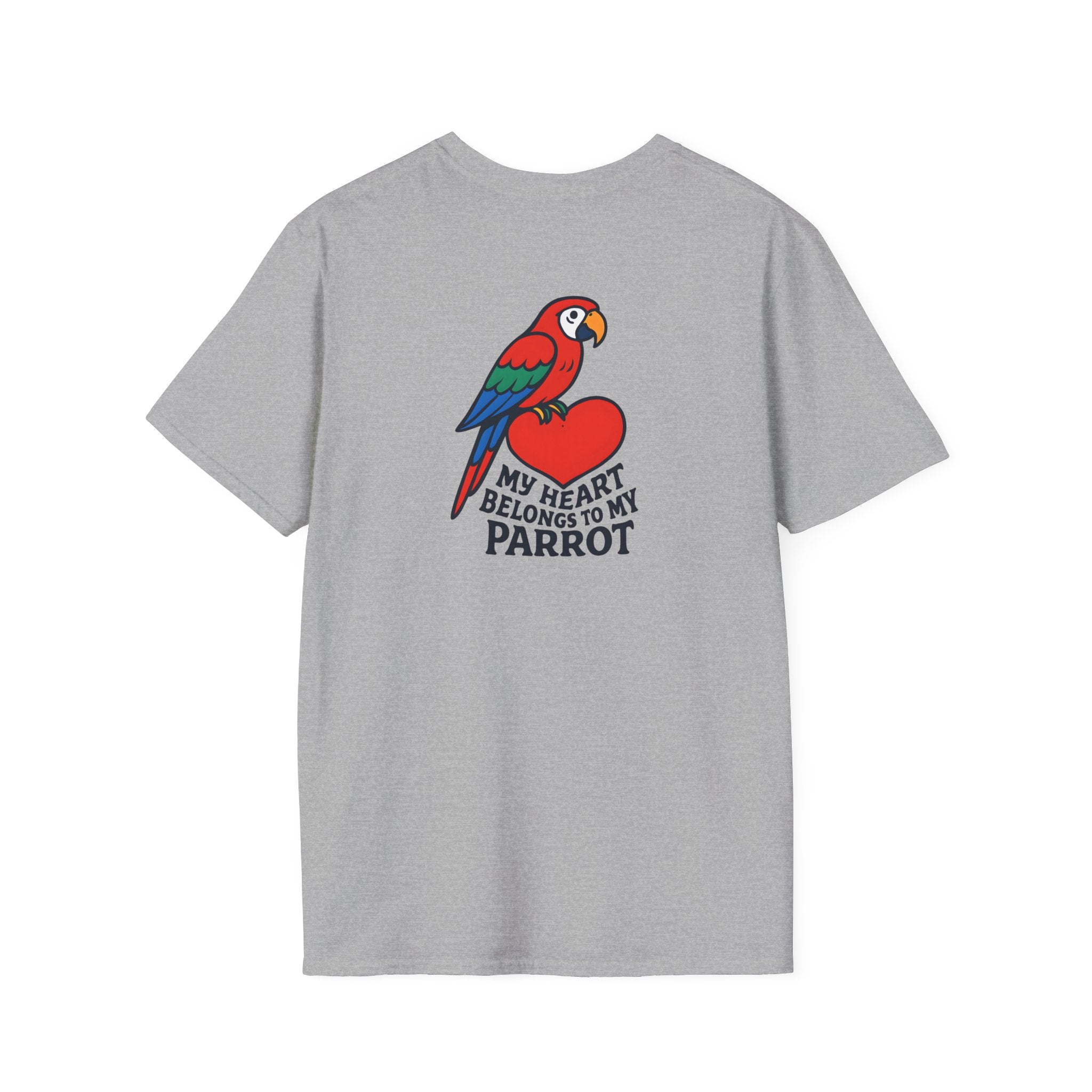 Parrot on Heart T-Shirt