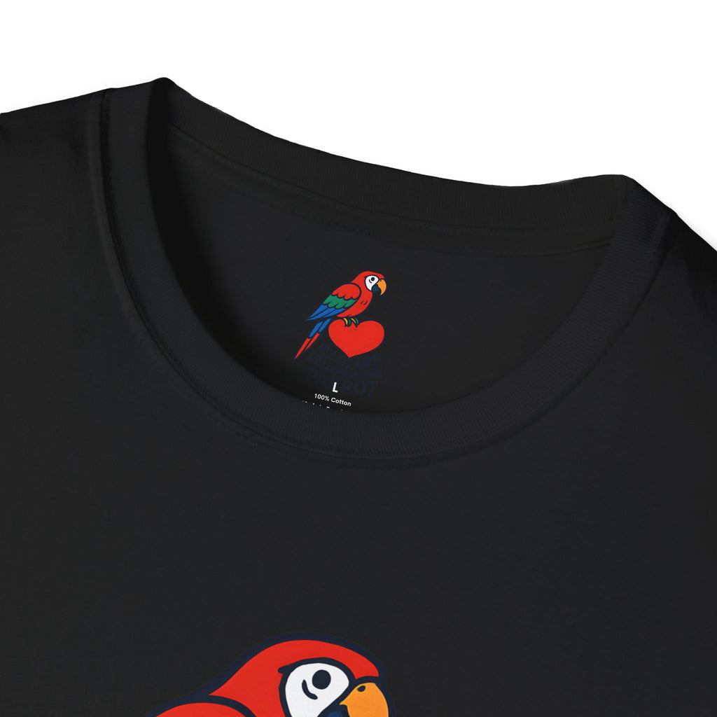 Parrot on Heart T-Shirt