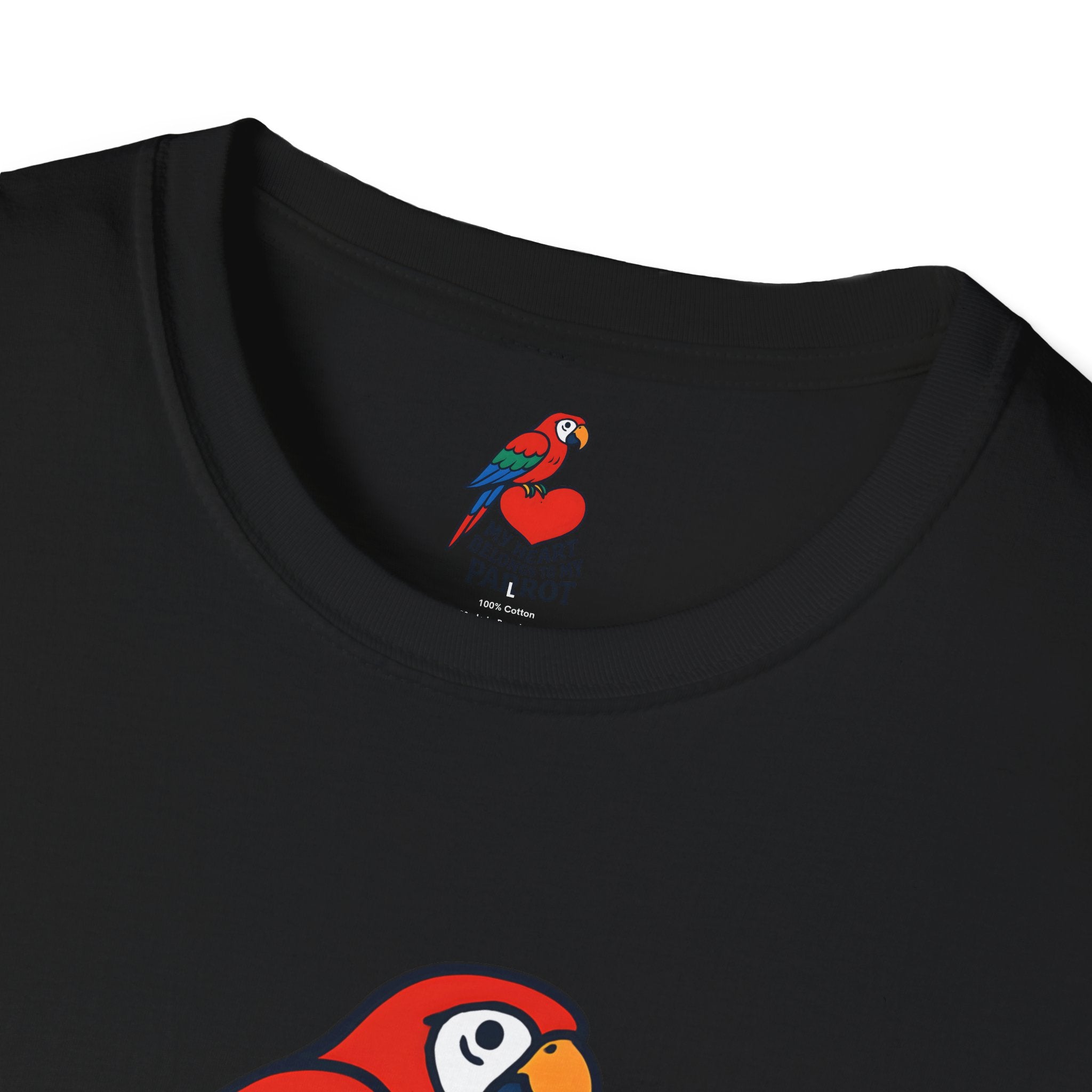 Parrot on Heart T-Shirt