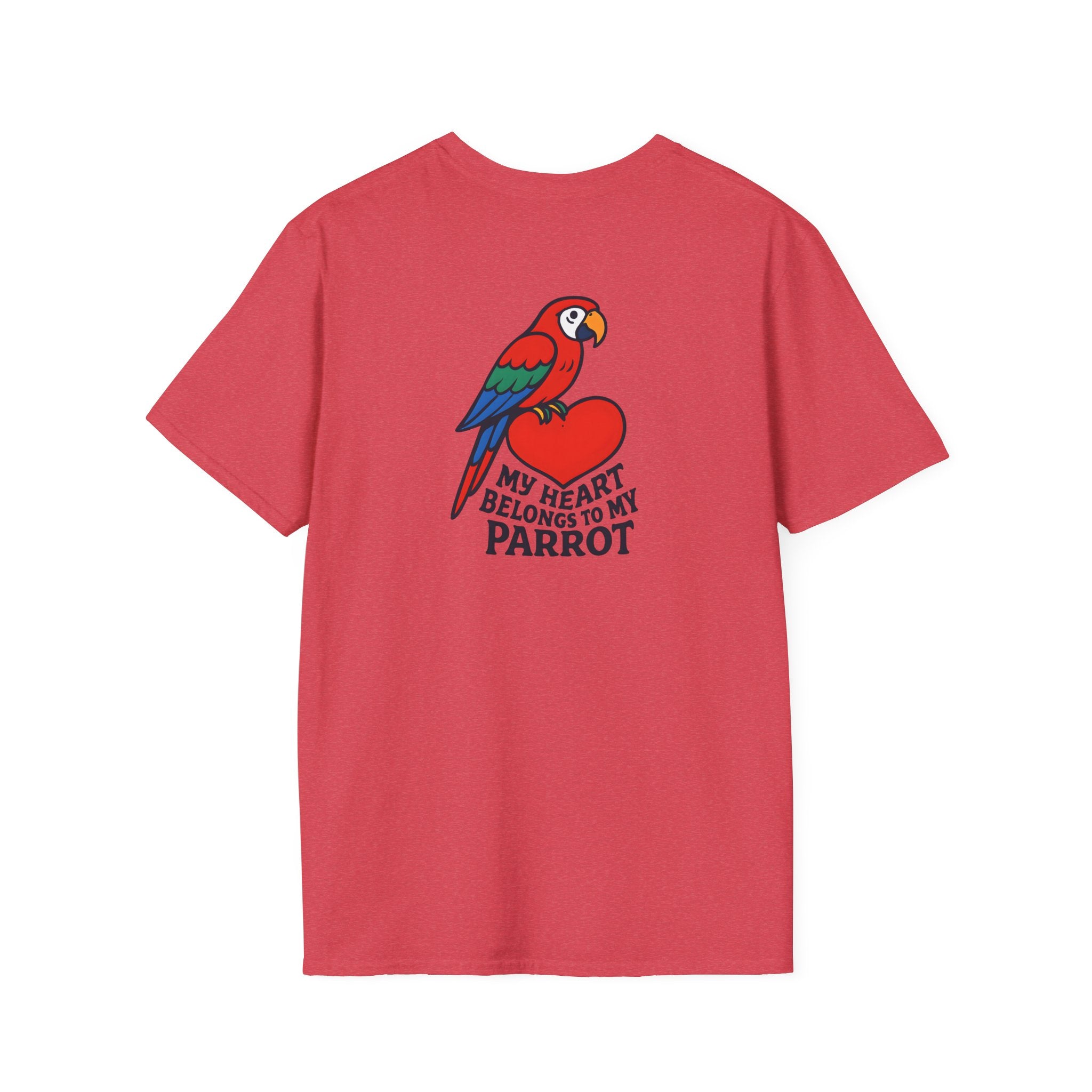 Parrot on Heart T-Shirt